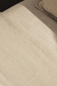 WASHED LINEN FLAT SHEET (160 GSM)