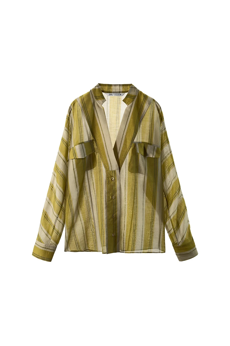 ZW COLLECTION STRIPED SHIRT
