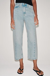 ZW COLLECTION ANKLE RELAXED MID-RISE JEANS