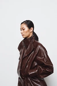 ZW COLLECTION FAUX LEATHER JACKET