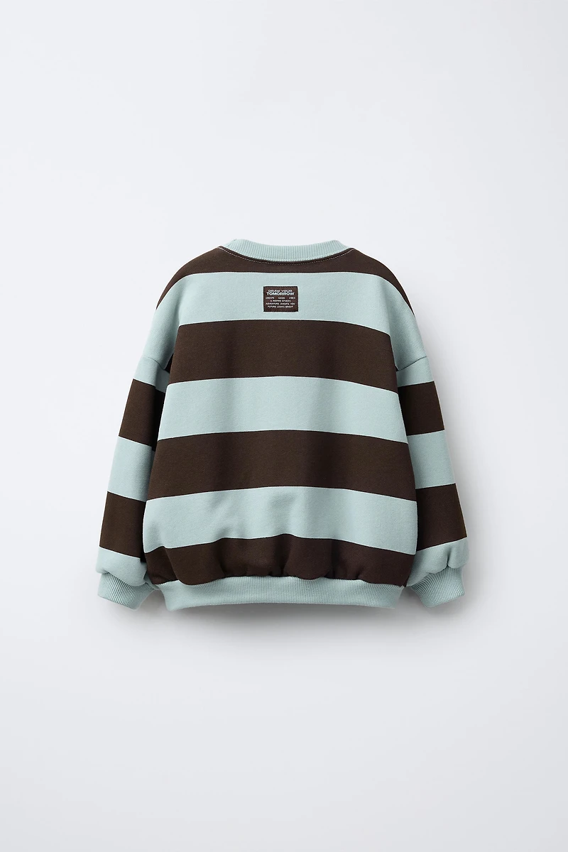 STRIPED SWEATSHIRT