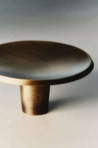 SET OF ROUND BRASS KNOBS (SET OF 2