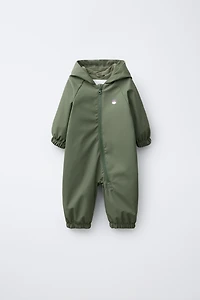 WATER RESISTANT RUBBERIZED ROMPER