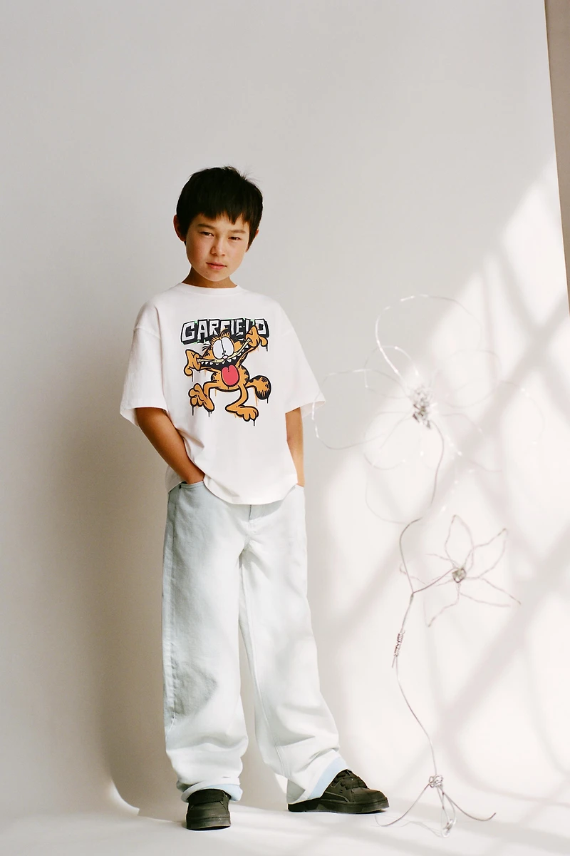 T-SHIRT IMPRIMÉ GARFIELD © PAWS INC
