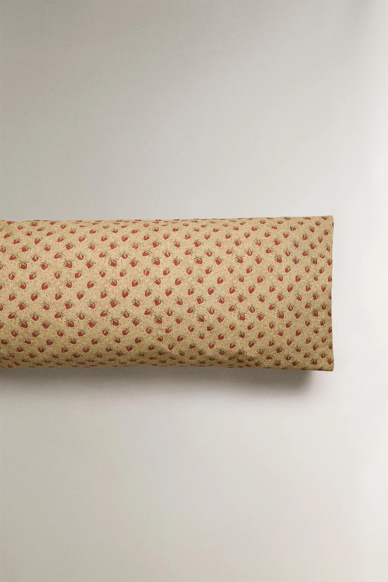 STRAWBERRY PERCALE PILLOWCASE | KATHARINE POLE