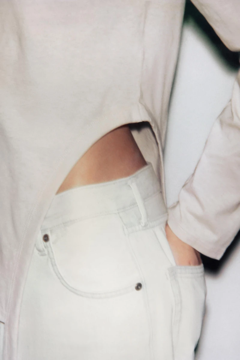 ASYMMETRIC RUSTIC T-SHIRT