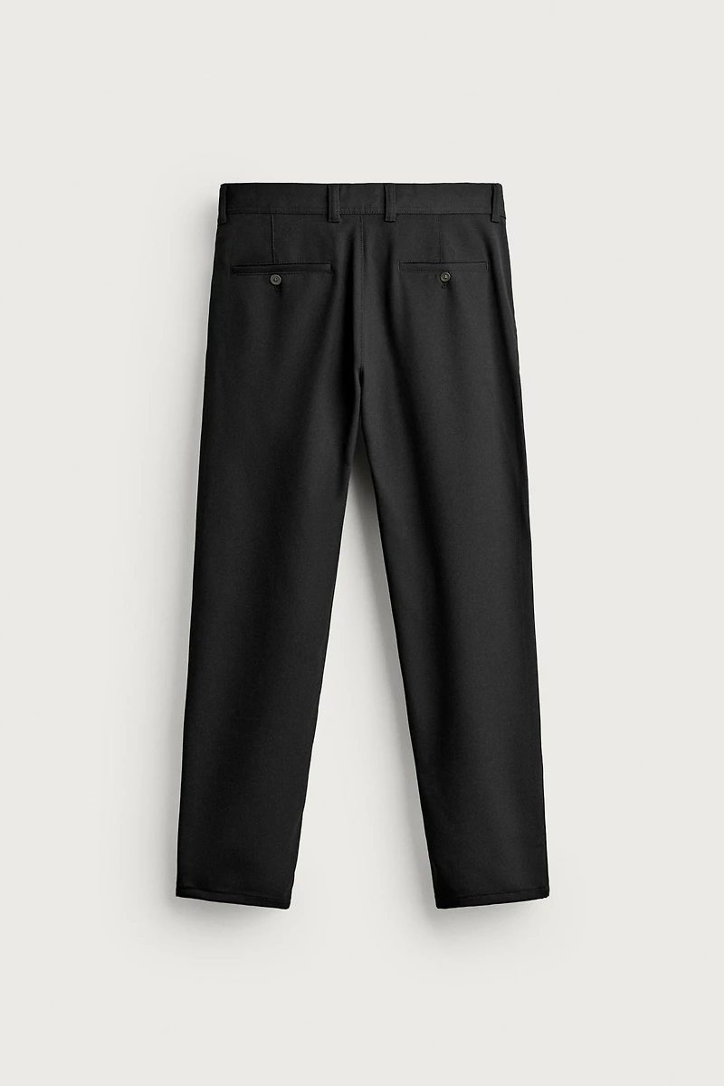 COMFORT STRUCTURED CHINO PANTS