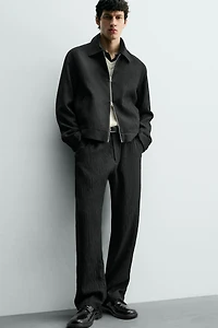 PANTALON REGULAR FIT À STRUCTURE IRRÉGULIÈRE