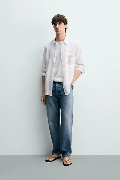 CHEMISE REGULAR FIT LYOCELL - COTON