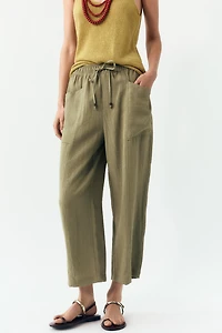 RUSTIC ELASTIC WAIST PANTS