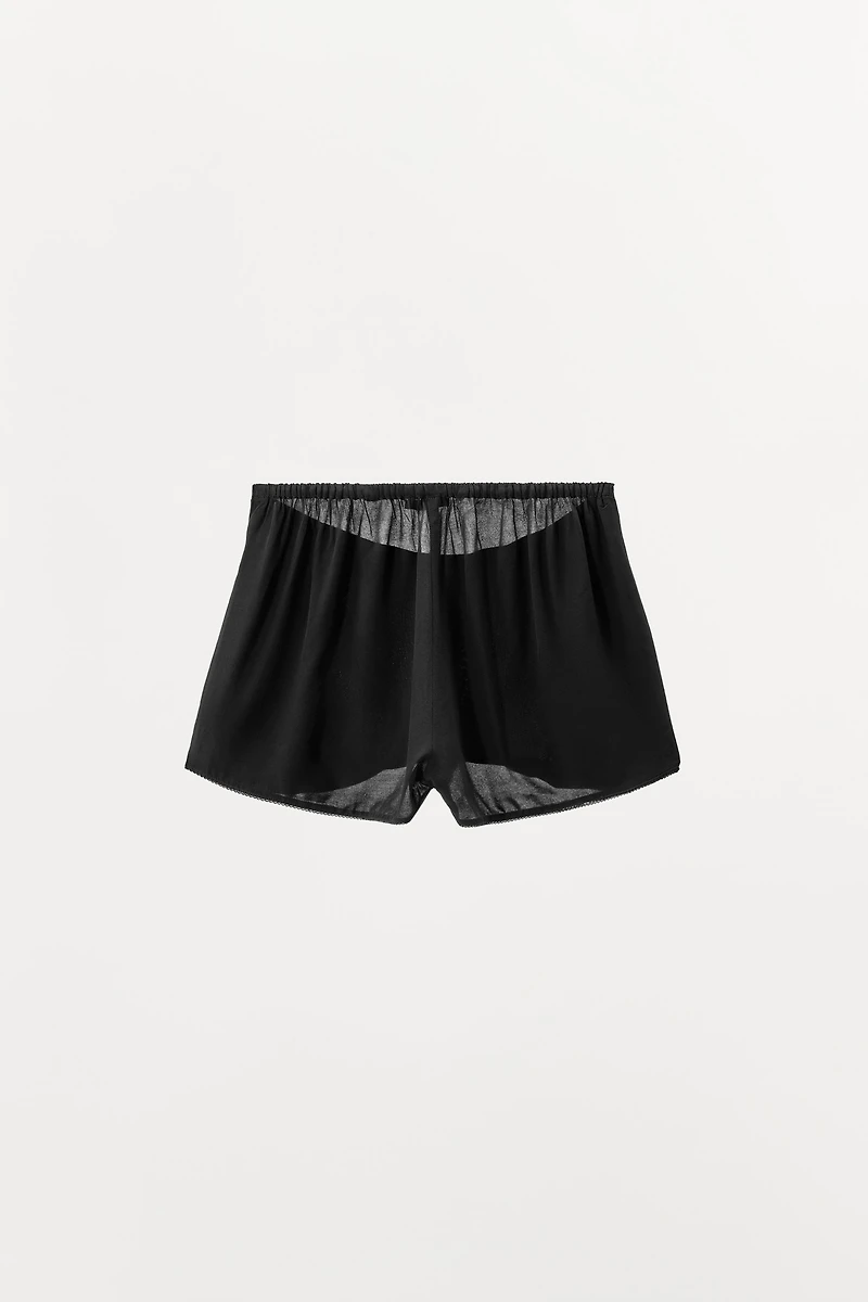 WAVY VISCOSE SHORTS