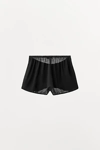 WAVY VISCOSE SHORTS