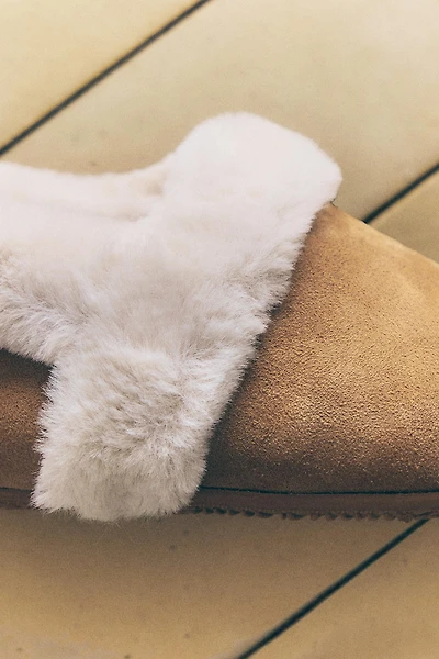 COZY LEATHER SLIPPERS