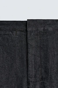 BARREL FIT DENIM CHINO PANTS