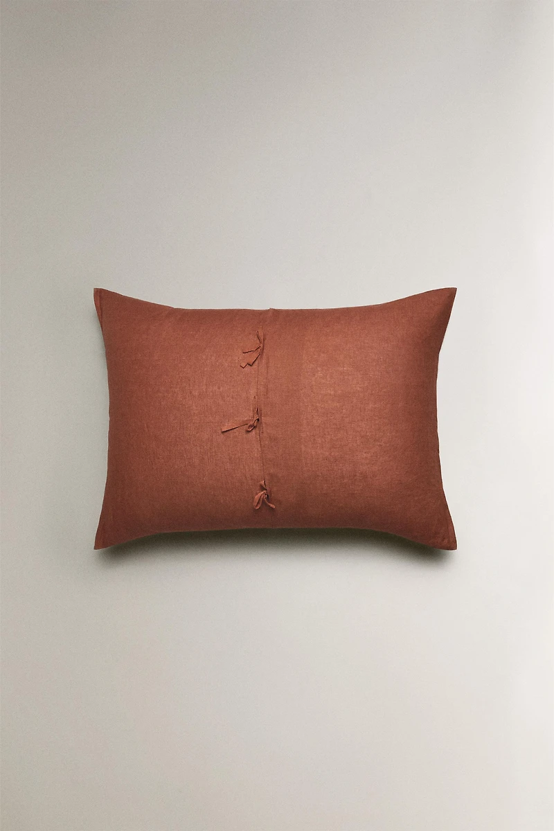 XXL LINEN THROW PILLOW COVER