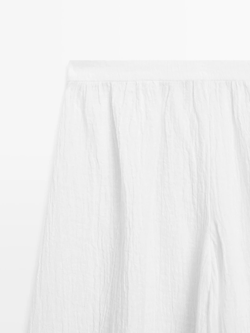 Linen sarouel trousers