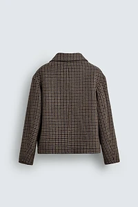 PLAID POCKET JACKET