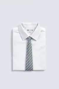 100% SILK STRIPED TIE