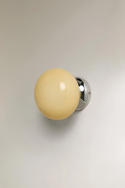 LAMP | GLASS METAL WALL SCONCE