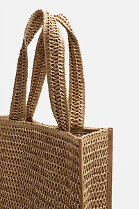 WOVEN SHOPPER BAG