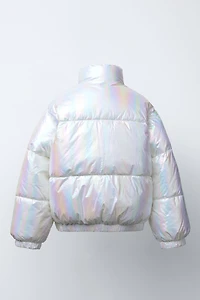 SHINY FINISH PUFFER JACKET