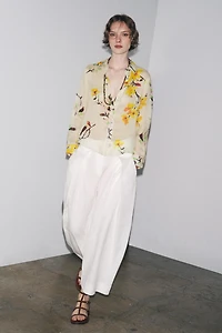 ZW COLLECTION RAMIE FLORAL SHIRT