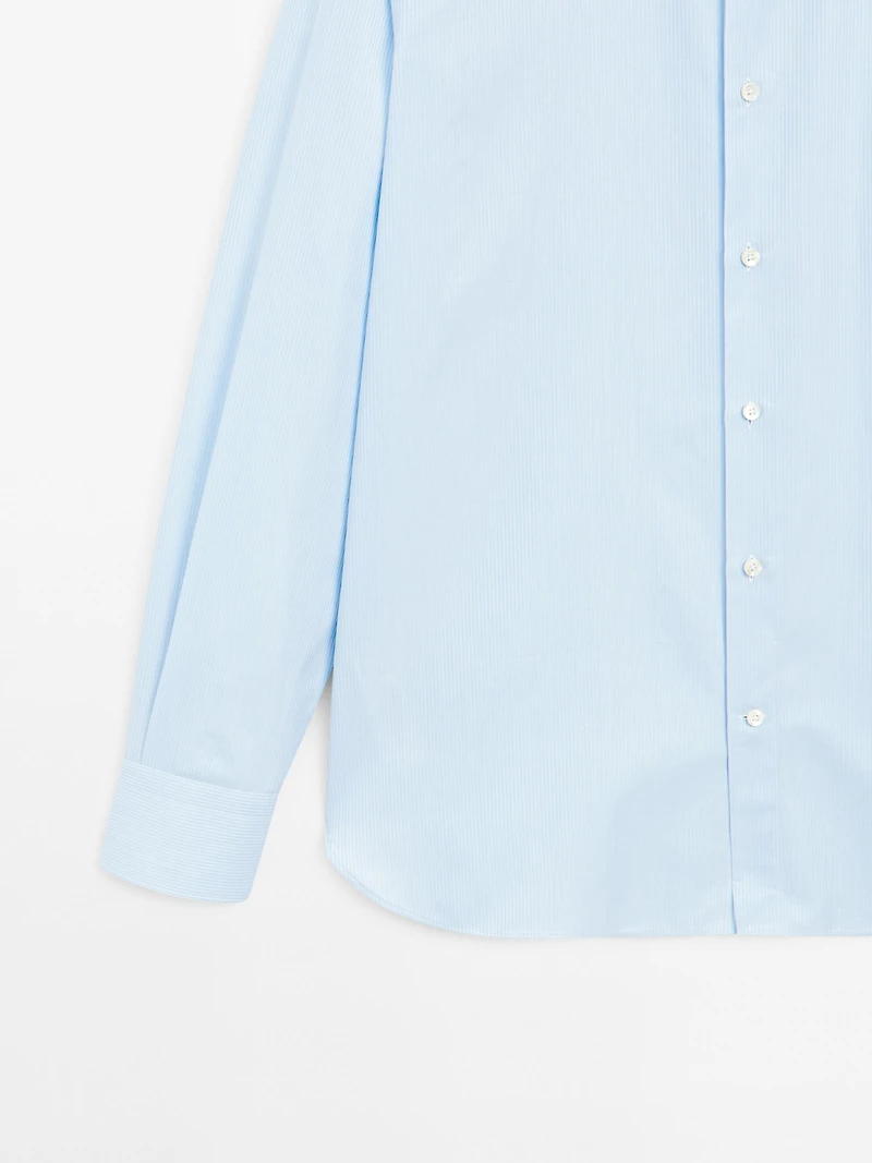 Chemise slim à rayures