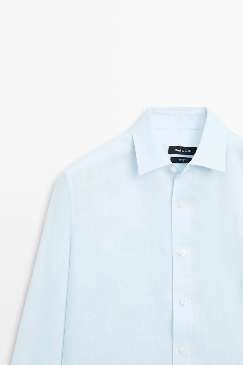 Chemise 100 % lin regular fit