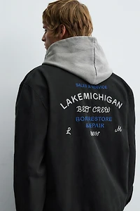 EMBROIDERED ZIP-UP JACKET