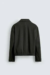 TEXTURED TWILL JACKET