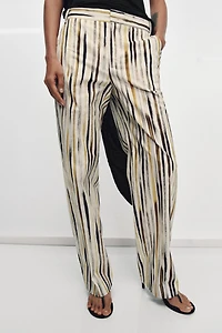 PANTALON POPELINE À RAYURES ZW COLLECTION