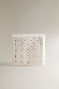 LOT SERVIETTES DE TABLE PAPIER DÉTAILS NOËL (LOT DE 20)