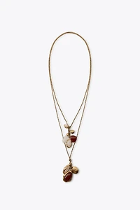 LOT DE 2 COLLIERS PIERRES