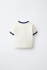 CONTRAST TRIM T-SHIRT