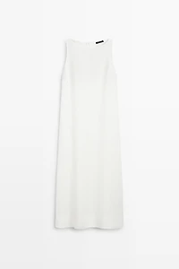 Robe encolure américaine 100 % lin
