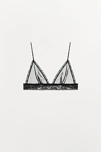 GEORGETTE LACE BRA