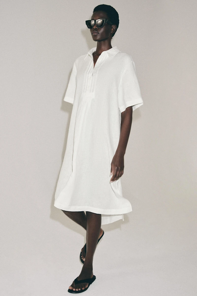ROBE CHEMISE EN LIN ZW COLLECTION