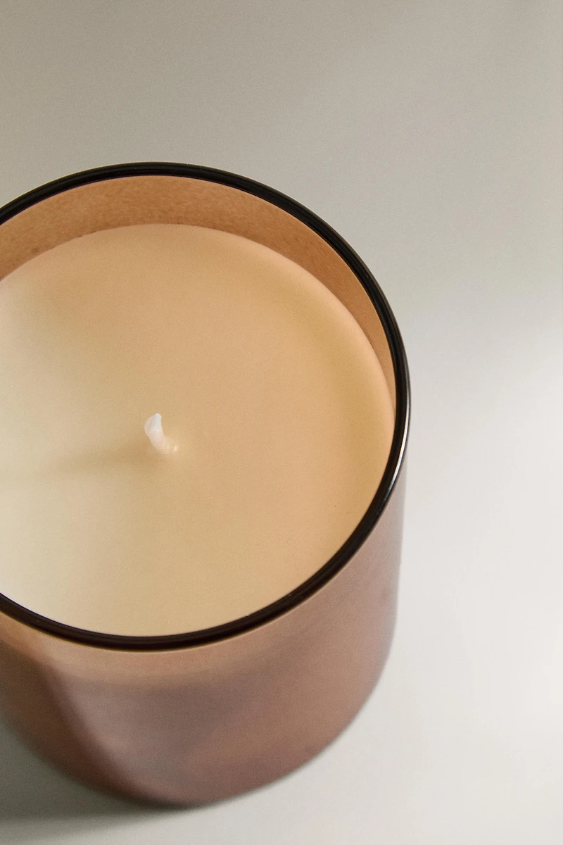 (220 G) SALTED CARAMEL BOROSILICATE GLASS SCENTED CANDLE