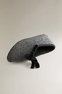 CHILDREN'S GLITTER BALLET FLATS