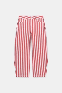 ZW COLLECTION STRIPED TAPERED JEANS