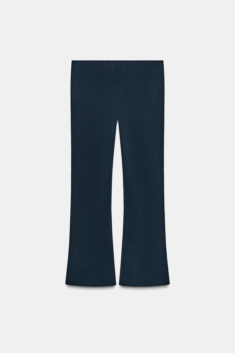 STRAIGHT LEG KNIT PANTS