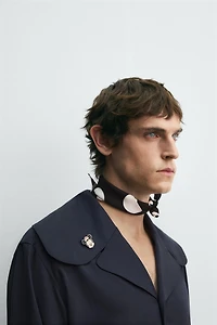 FLOWING SHIRT WITH PETER PAN COLLAR HARRY LAMBERT FOR ZARA X DISNEY