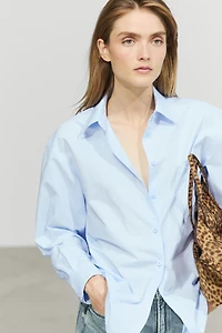 100% cotton poplin shirt