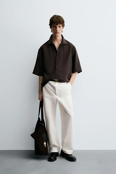 RELAXED FIT FLOWY SHIRT