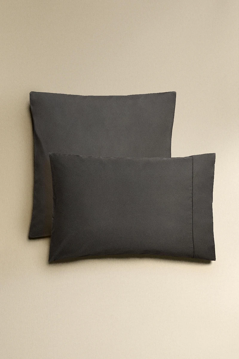 PERCALE COTTON PILLOWCASE ( THREAD COUNT