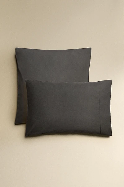 PERCALE COTTON PILLOWCASE ( THREAD COUNT
