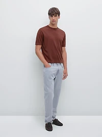 T-shirt en maille à manches courtes