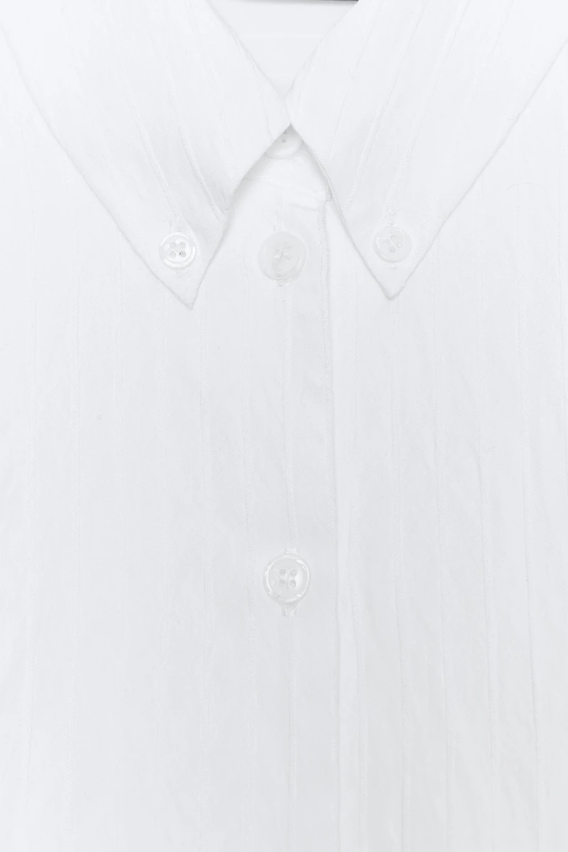 CHEMISE EN POPELINE À RAYURES BALLON