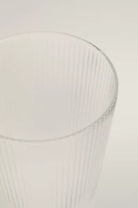 BOROSILICATE GLASS MUG WITH LINES