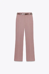 PANTALON DROIT CEINTURE